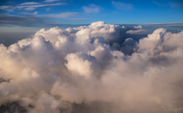 istock Heaven like clouds seen from above, airplane view 914077540