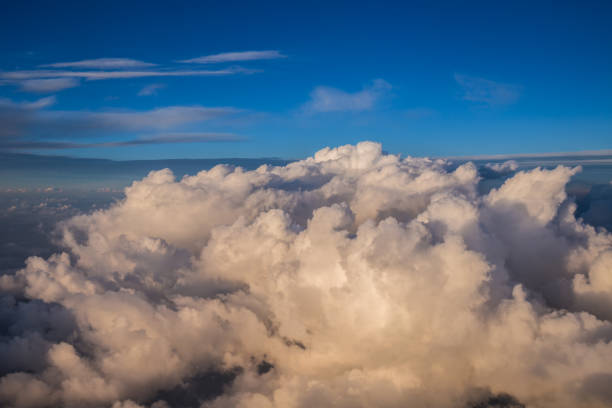 istock Heaven like clouds seen from above, airplane view 914078080