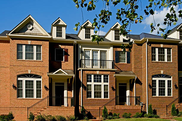 istock Luxury Townhouses 91407961