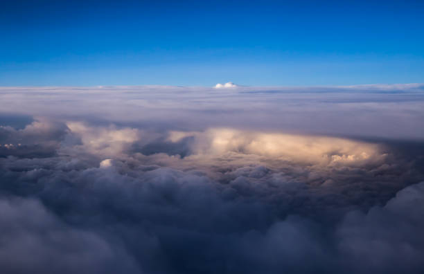 istock Heaven like clouds seen from above, airplane view 914081304