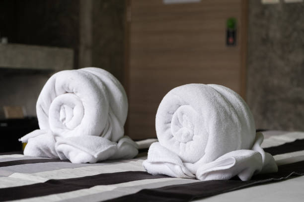 Towel in the hotel