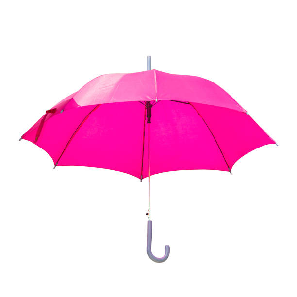 istock pink umbrella isolated on white background 914085868