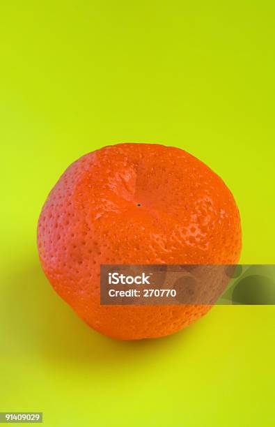 Pop Art Orange With Bright Contrasting Lime Background Stock Photo - Download Image Now