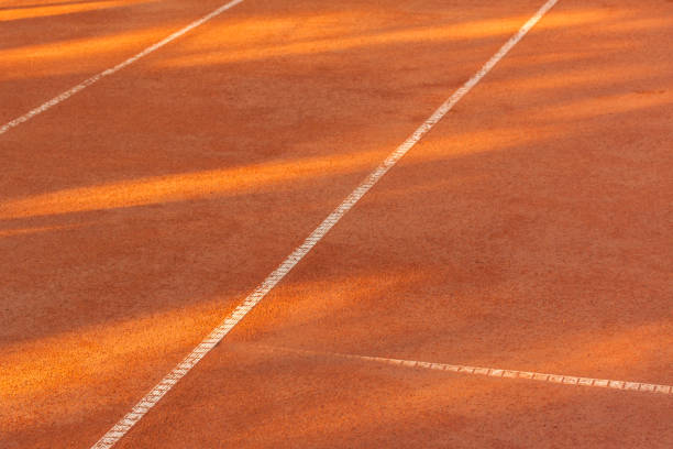 istock Clay tennis court 914090936