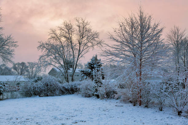 istock Majestic winter landscape glowing by sunlight the morning. Dramatic wintry scene. 914102948