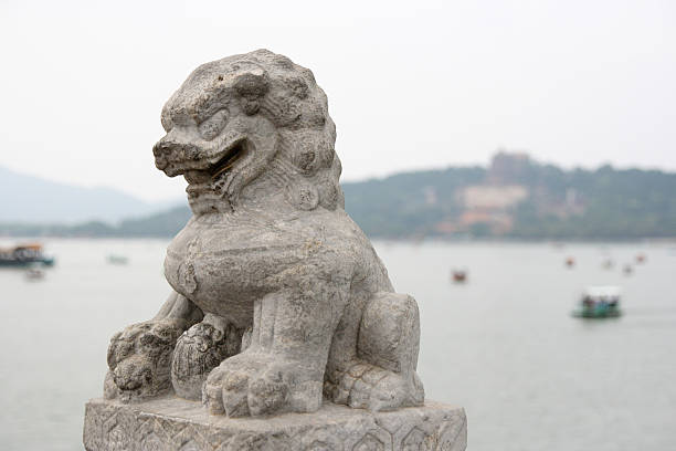 istock Lion Statue at the Summer Palace 91411465