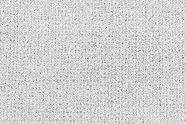 white washed carpet texture, linen canvas white texture background - fotografia de stock