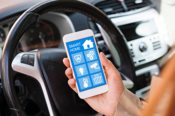 istock Control over household appliances with home automation app 914122418