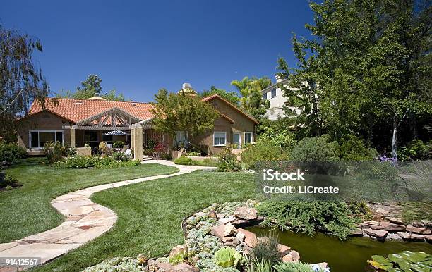 Family Home Stock Photo - Download Image Now - House, Yard - Grounds, California