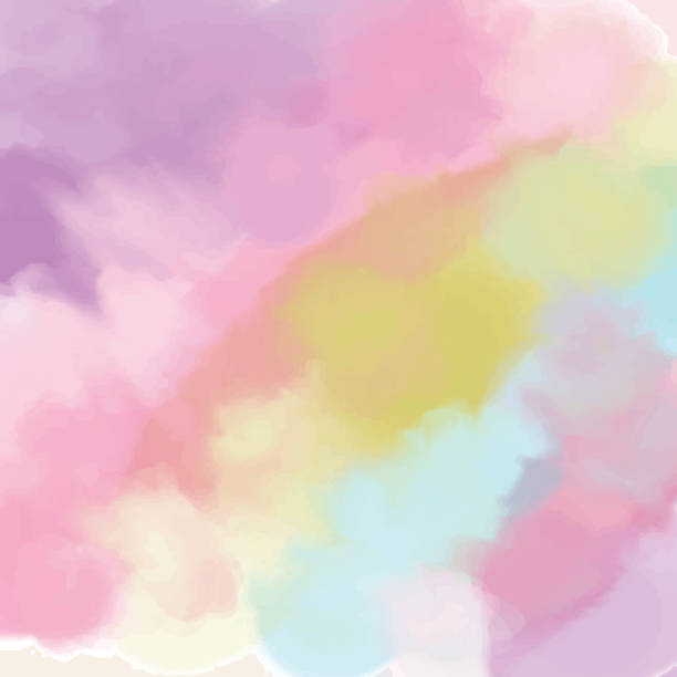 istock Pastel abstract Watercolor texture fantasy background  for your design illustration 914127854