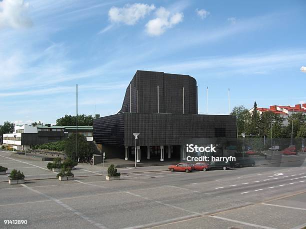 Municipio Di Aalto Alvar - Fotografie stock e altre immagini di Architettura - Architettura, Asfalto, Blu