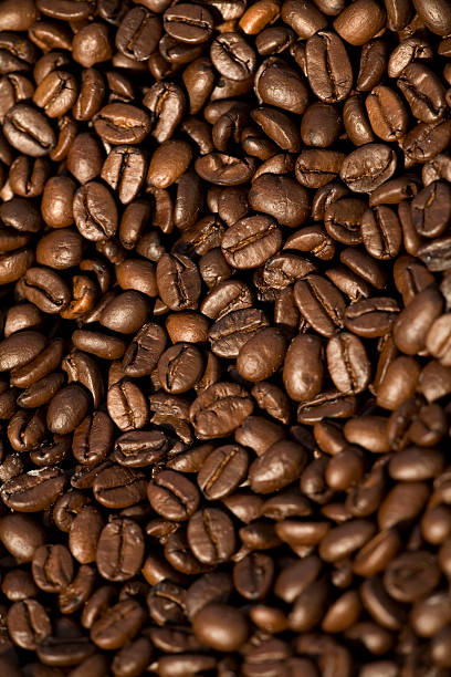 coffee-beans background (2) stock photo