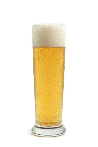 istock Glass of cold light beer 91413364