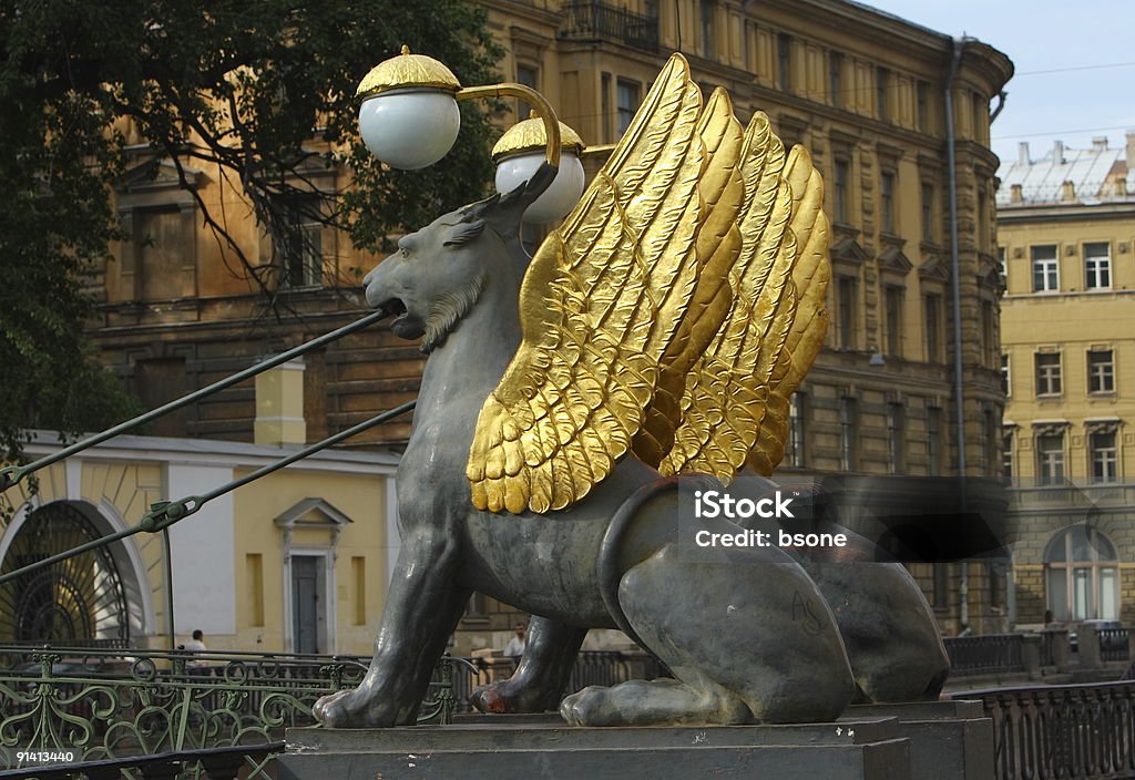 Gold Wing Gargulec - Zbiór zdjęć royalty-free (Petersburg - Rosja)