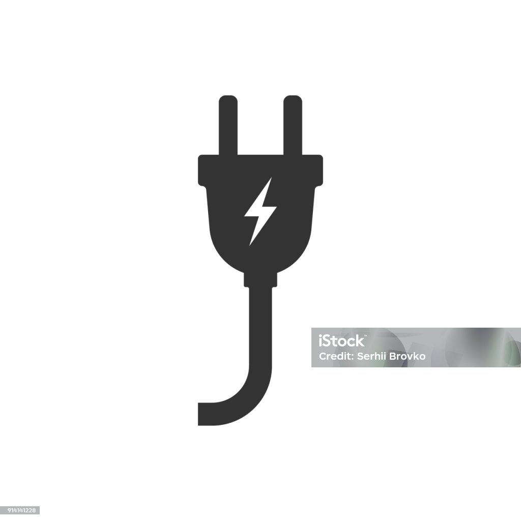 Electric plug icon. Vector illustration. Electric plug icon. Vector illustration. Eps 10. Electric Plug stock vector
