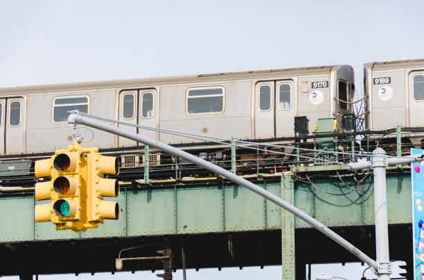 istock Overground train in New York City 914145042