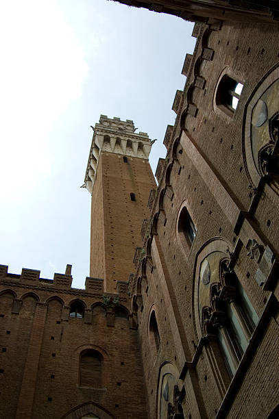 Medieval Siena, Italy stock photo