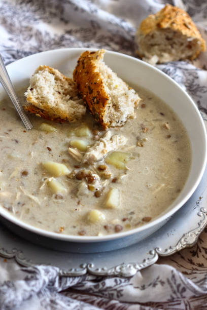 istock Pressure Cooker Chicken Lentil Soup 914148416