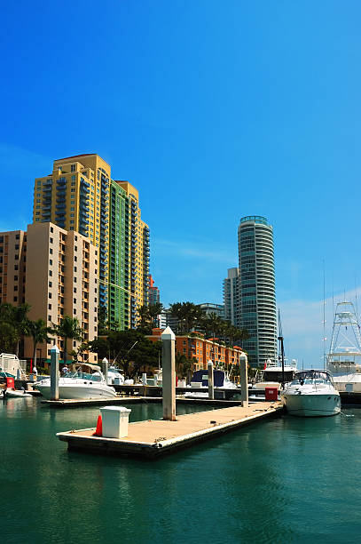 istock miami beach marina dock and boats 91414897