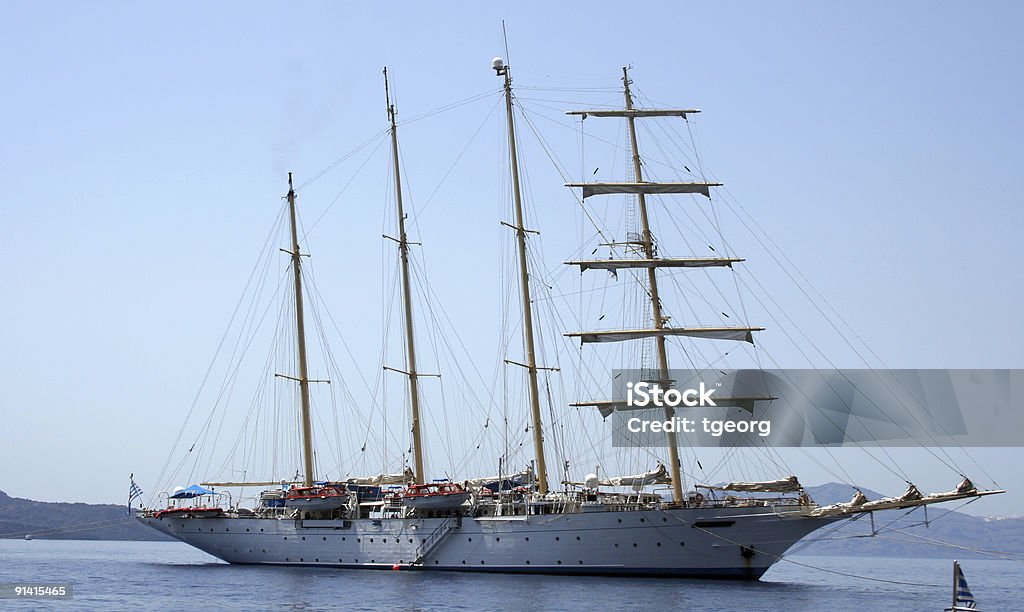 Segelschiff - Lizenzfrei Anker Stock-Foto