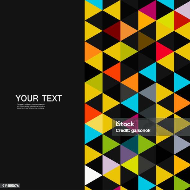 Triangle Textured Background Vector Triangle Texture Background Stock Illustration - Download Image ...