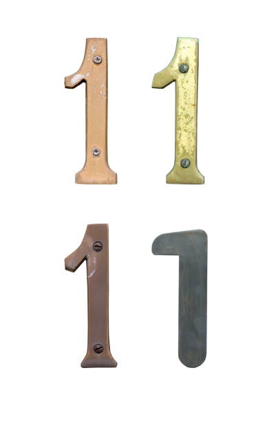 Old house number signs