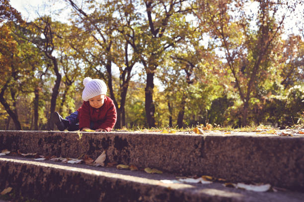 istock Baby in autumn Park 914158954