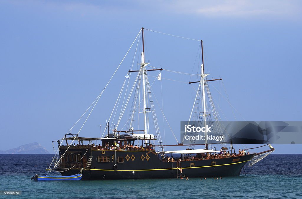 Barco de vela - Foto de stock de Agua libre de derechos