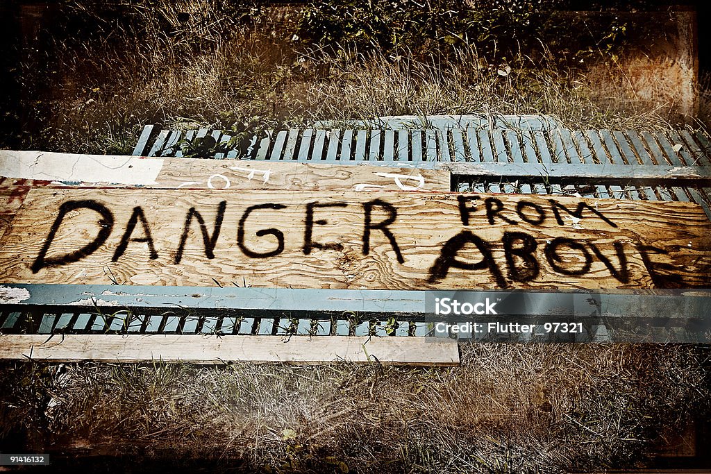 Danger from Above  Advice Stock Photo