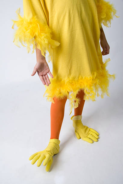 istock Child showing off Halloween Costume 91416187