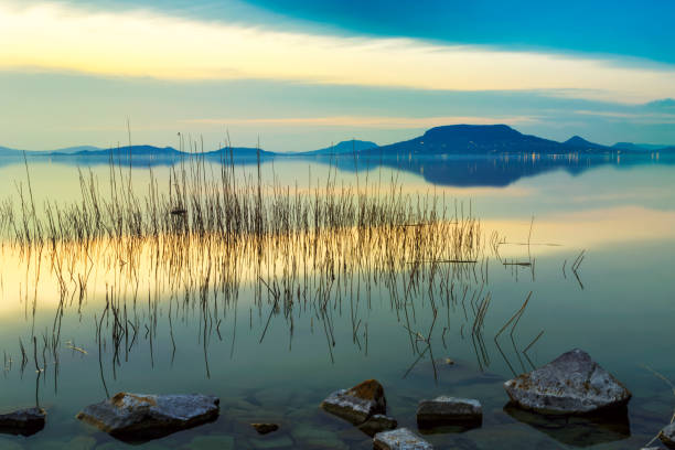 istock Beautiful sunset in lake Balaton 914164958