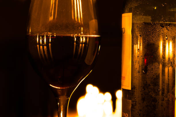 Wine and candles