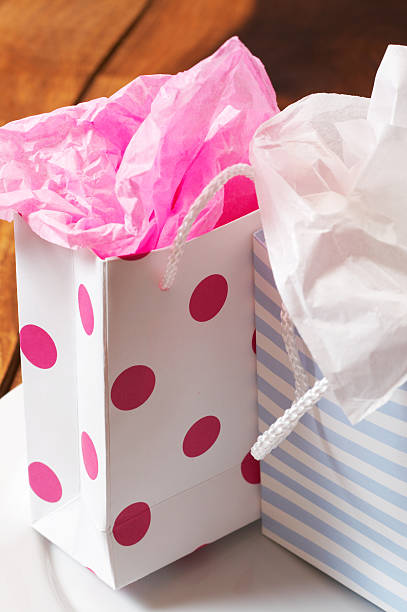 istock Two gift bags next to each other 91417235