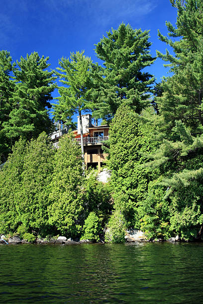istock Lakefront Property on Sunny Day of Summer 91417441