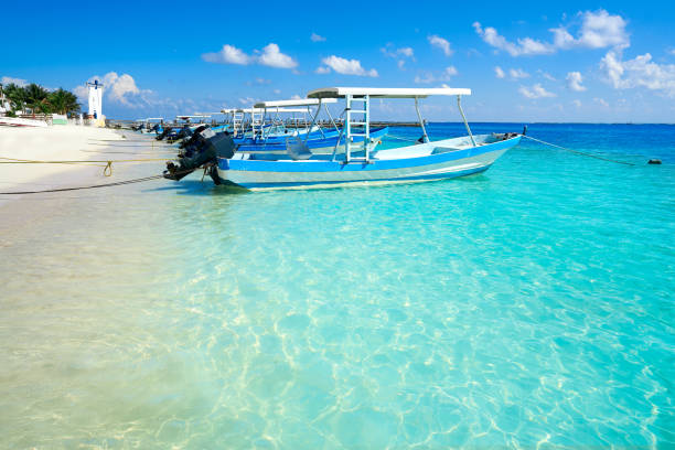 istock Puerto Morelos beach in Mayan Riviera 914182864