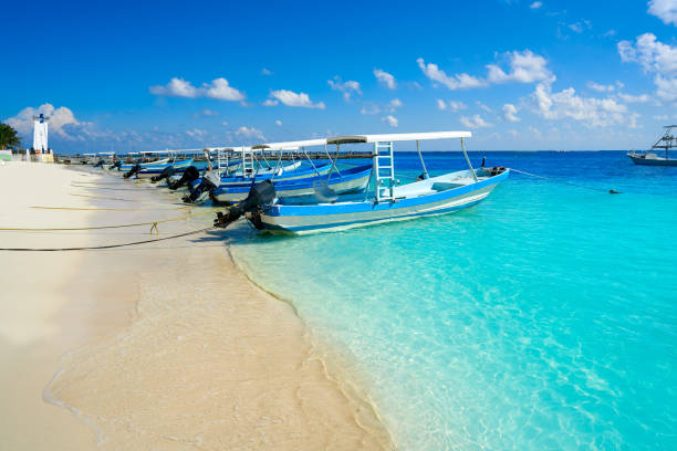 istock Puerto Morelos beach in Mayan Riviera 914183166
