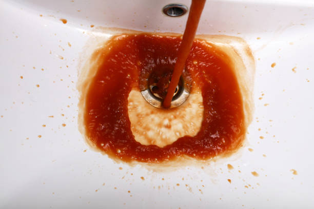 istock Dirty Water Flowing In Sink 914183374