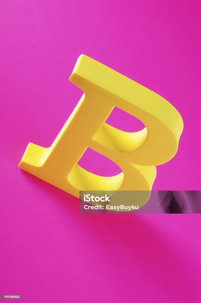 Buchstabe B - Lizenzfrei Alphabet Stock-Foto