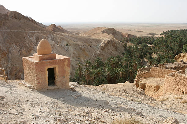 Small cottage in the oasis of Tunisia