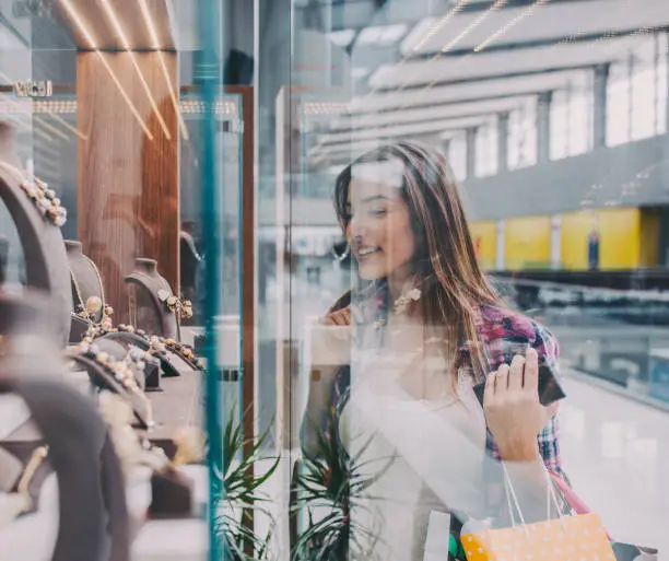 Photo of Beautiful woman shopping