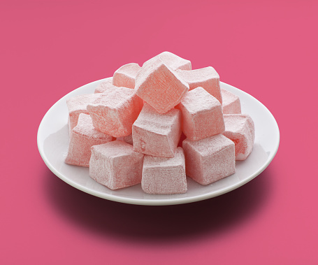 Traditional Rose flavored Turkish delight