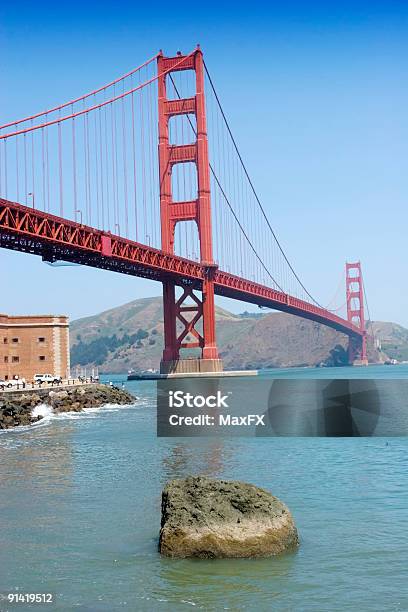 Golden Gate Bridge - Fotografie stock e altre immagini di Ambientazione esterna - Ambientazione esterna, Amore a prima vista, Architettura