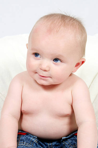 istock Little Boy looking to the side 91419666
