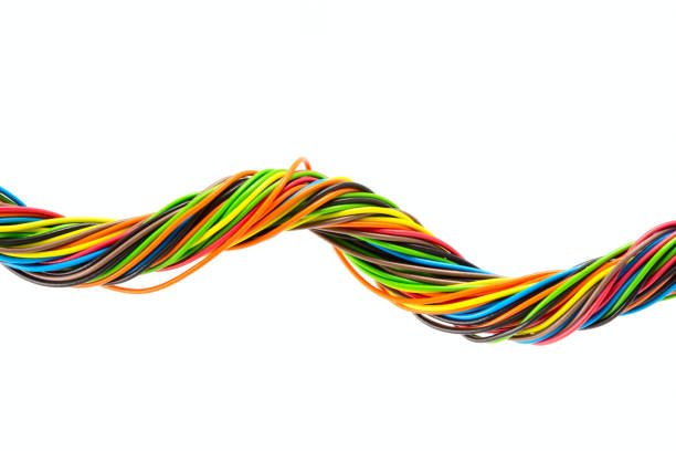 color wire stock photo