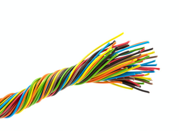 color wire stock photo