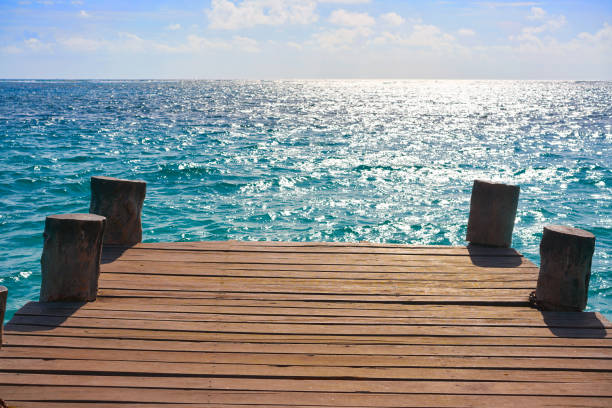 istock Riviera Maya wood pier Caribbean Mexico 914204076