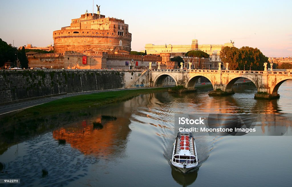 Castel Sant'Angelo w Rzymie, we Włoszech - Foto de stock de Rio royalty-free