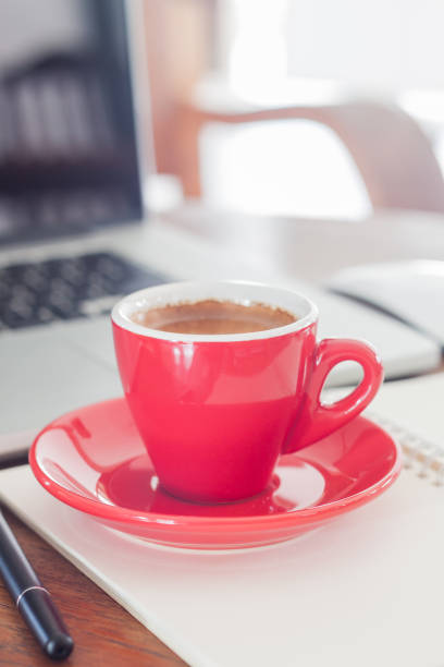 istock Close-Up Of Coffee Cup On Table 914242324