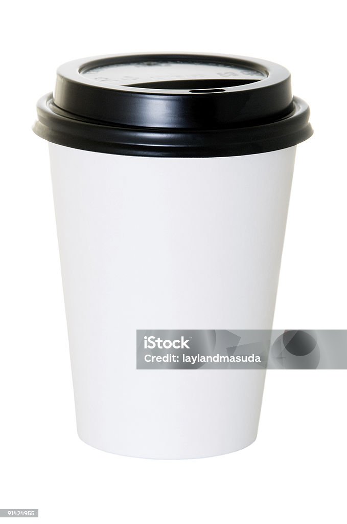Чашкой коф�е в дороге изолированные - Стоковые фото Кофейная кружка роялти-фри