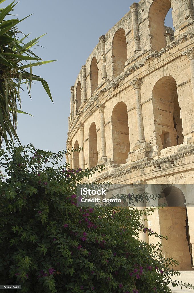 엘 젬, coloseum - 로열티 프리 0명 스톡 사진